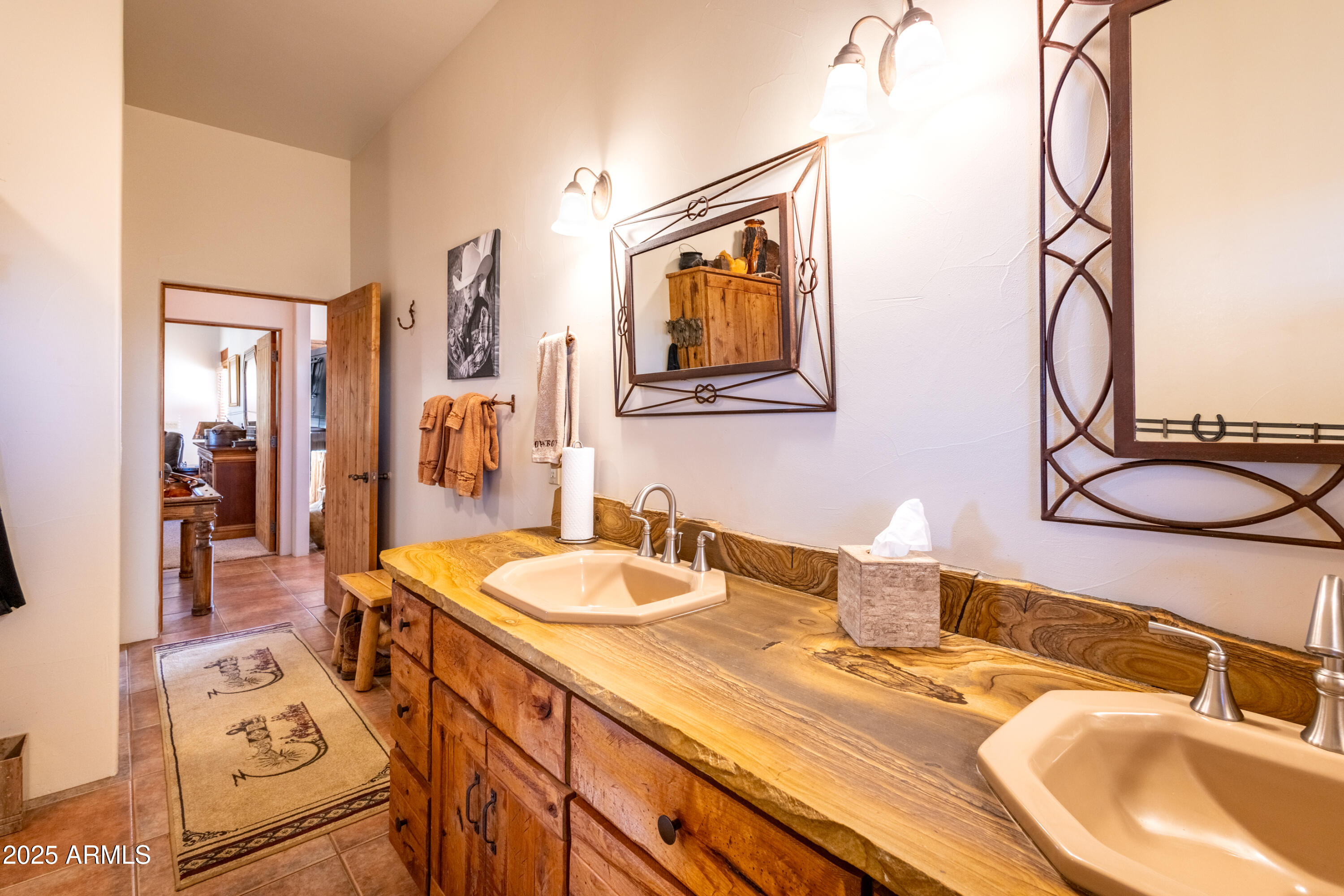 21675 Date Creek Road Wickenburg, AZ 85390 - Photo 32 of 48 Double Vanities/Main Bathroom