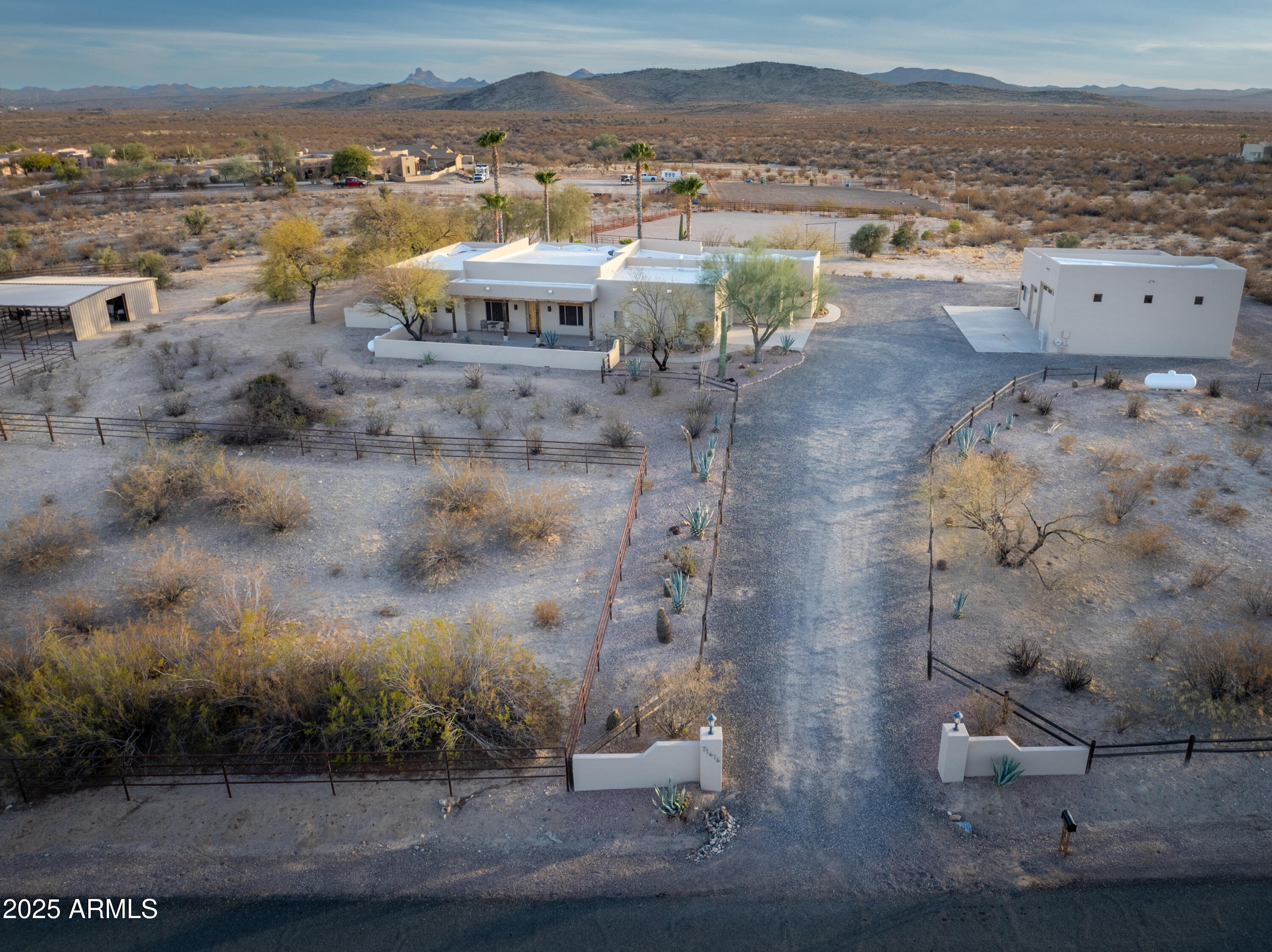 21675 Date Creek Road Wickenburg, AZ 85390 - Photo 39 of 48 Drone View/Front of House