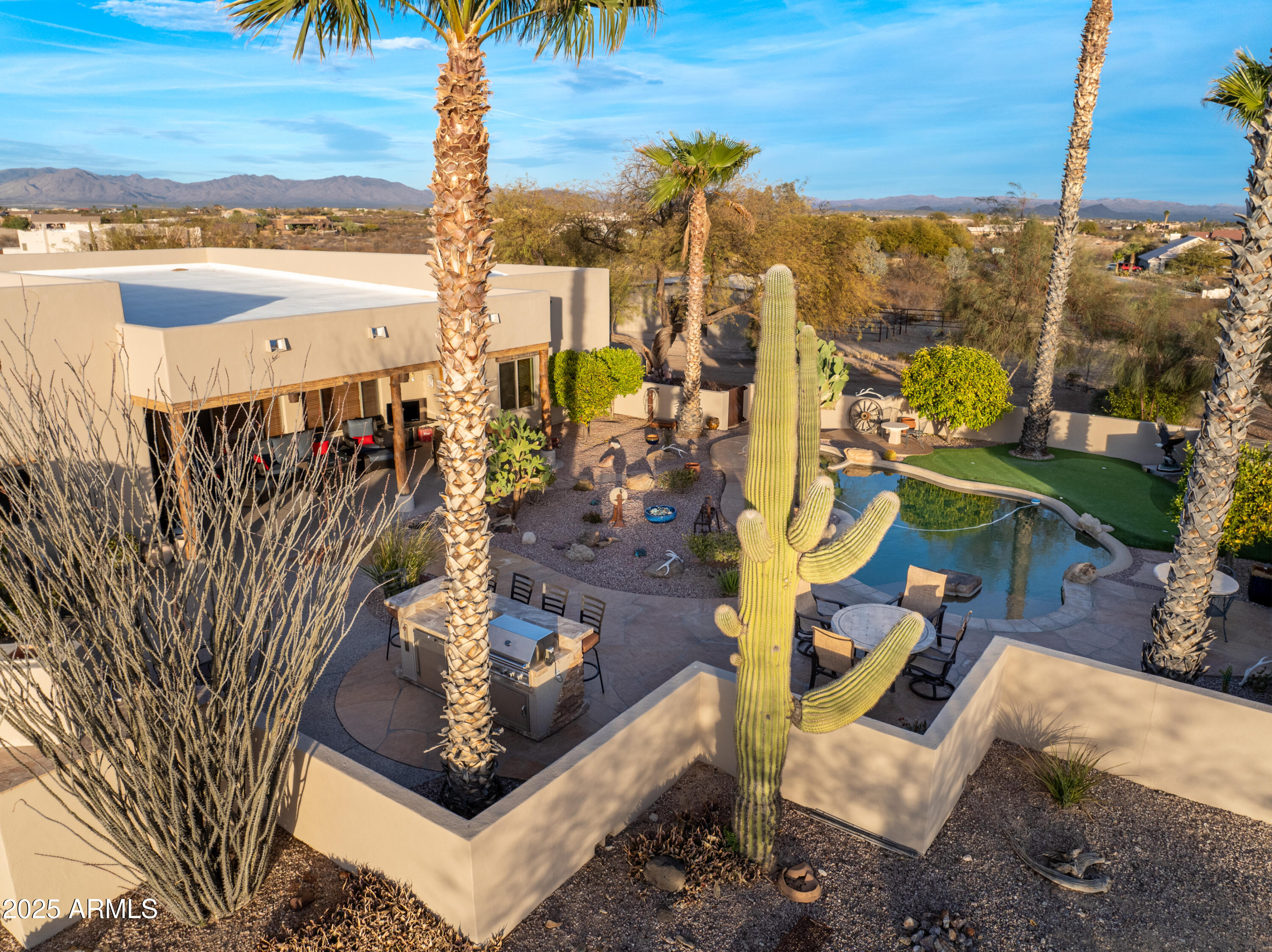 21675 Date Creek Road Wickenburg, AZ 85390 - Photo 42 of 48 Resort-Like Backyard
