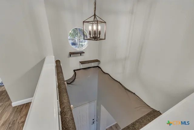 a view of deck with wooden floor and seating space