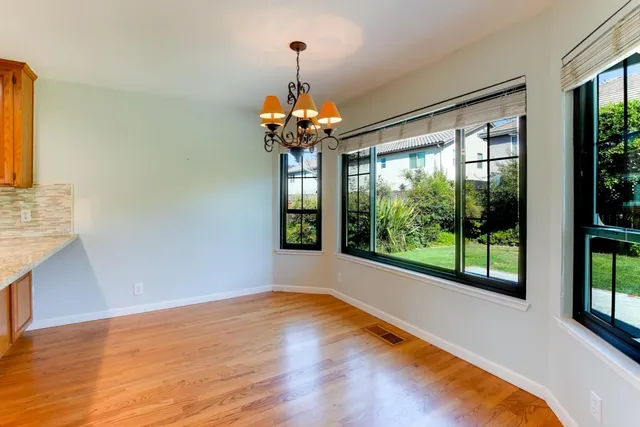 a very nice looking room with a large window