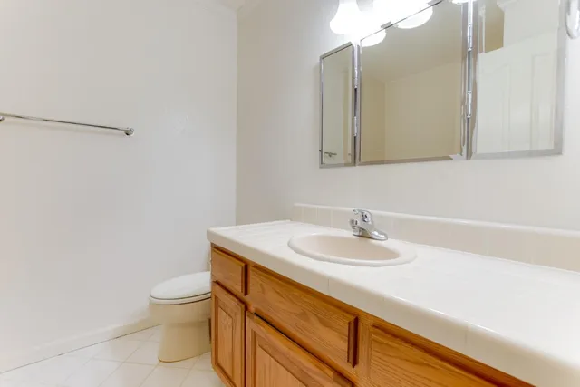 a bathroom with a sink and a toilet