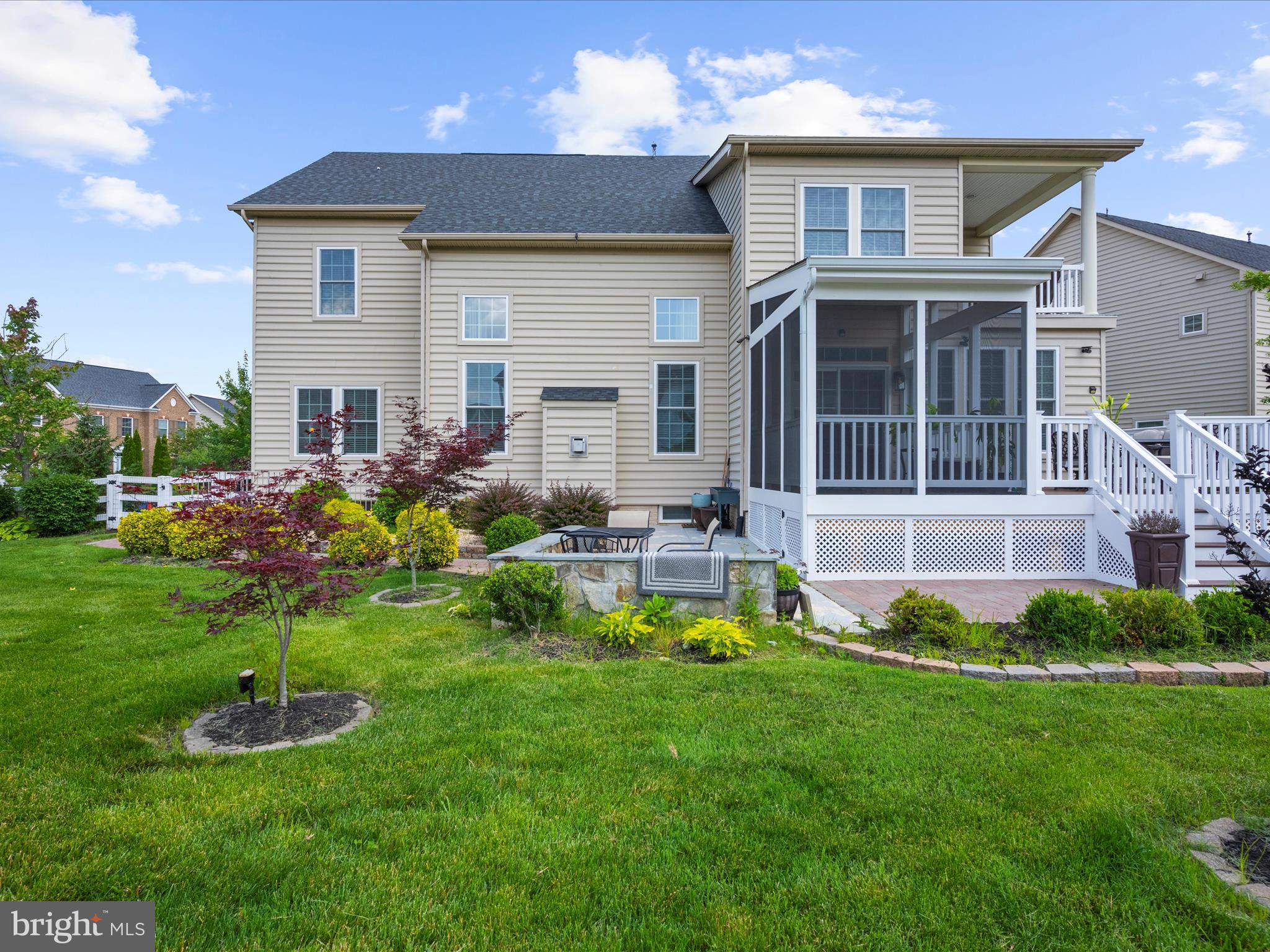 13801 Racetrack Field Court Bowie, MD 20720 - Photo 59 of 66 a front view of house with yard and outdoor seating