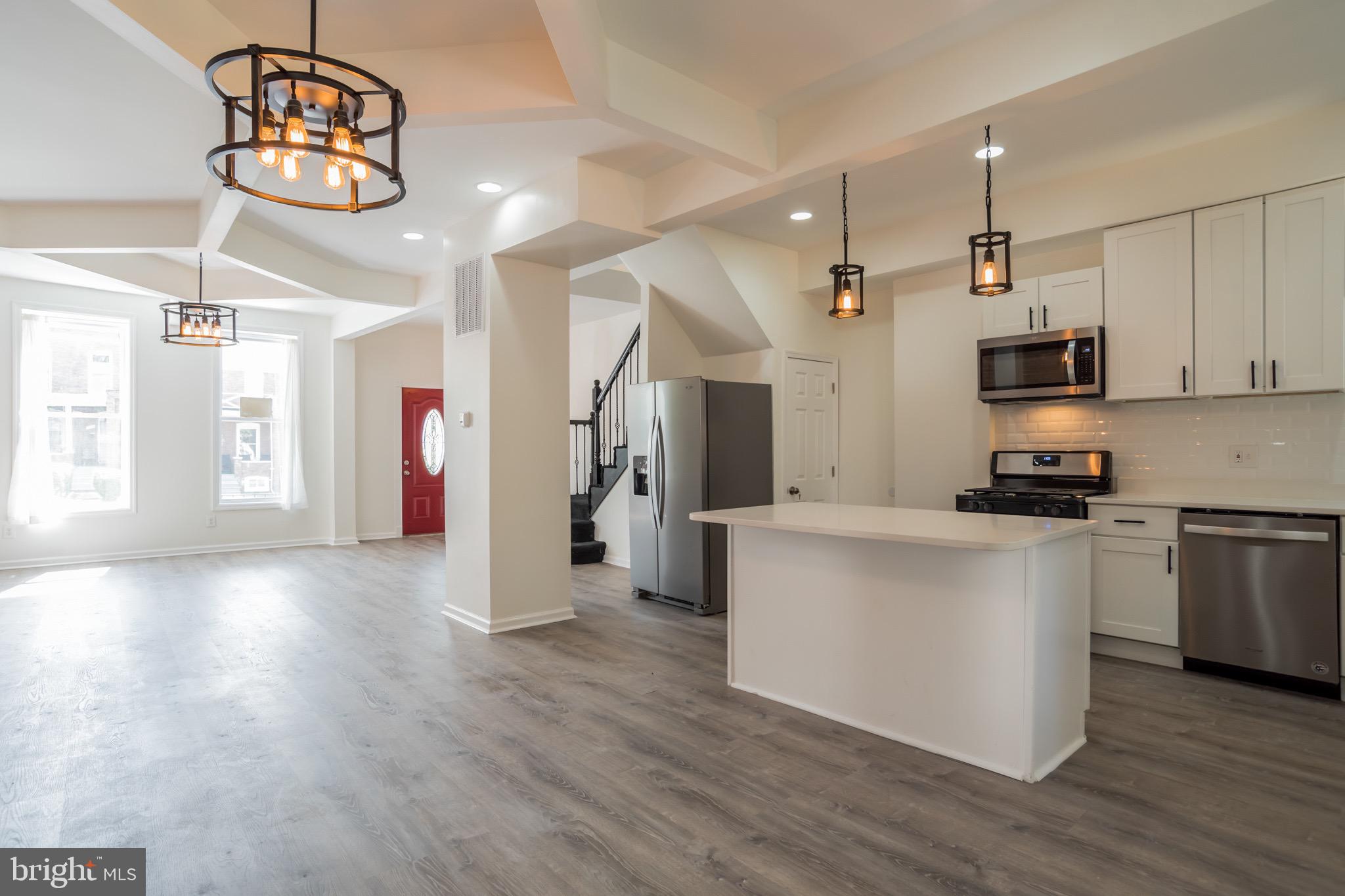3807 Reisterstown Road Baltimore, MD 21215 - Photo 8 of 25 Island perfect for adding bar stools.