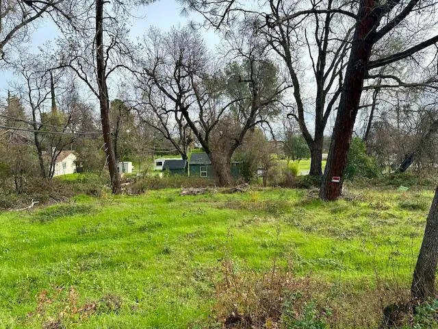 a view of outdoor space with deck and trees