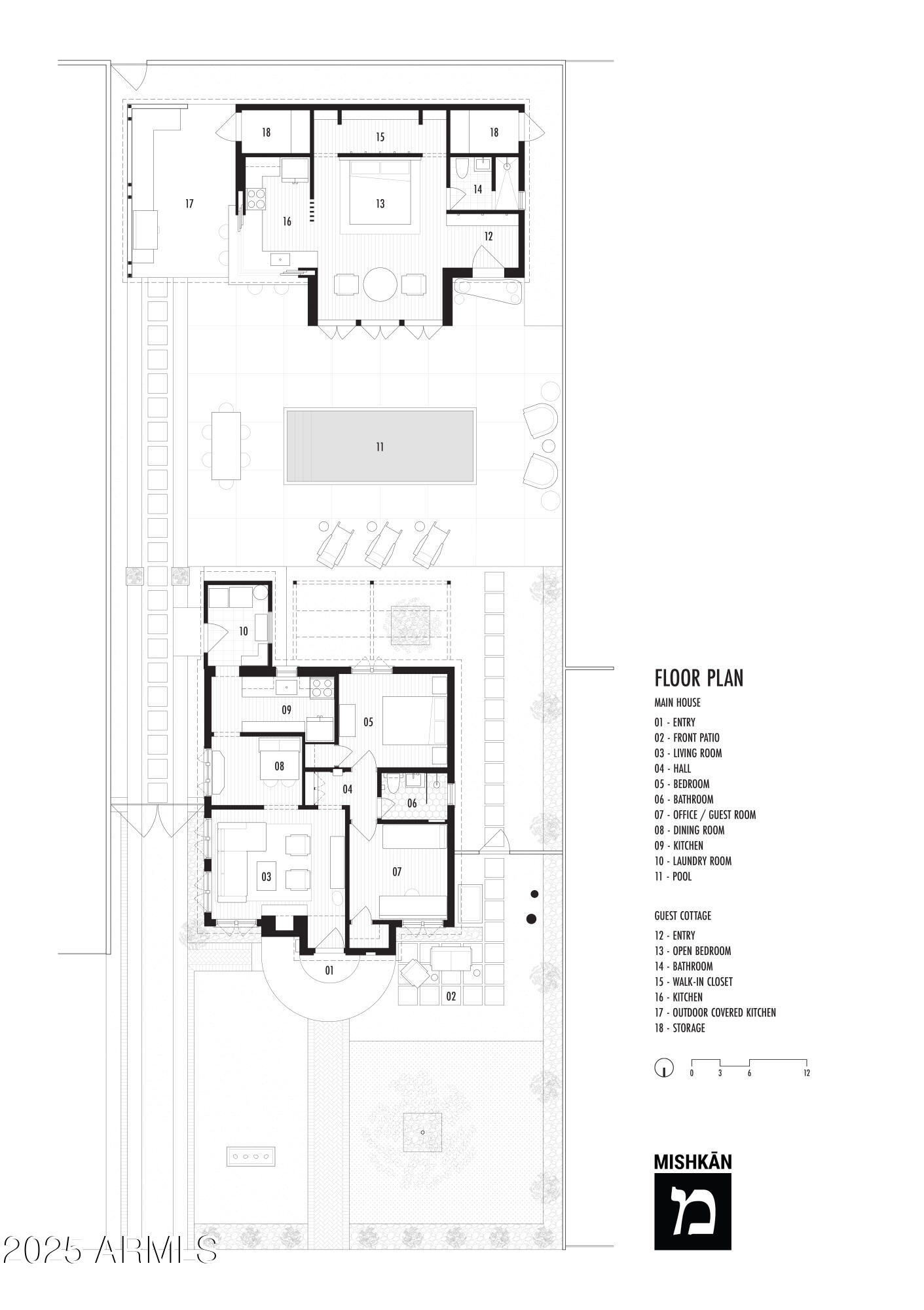 1111 East Coronado Road Phoenix, AZ 85006 - Photo 77 of 77 Coronado Tudor - ADU Floor Plan