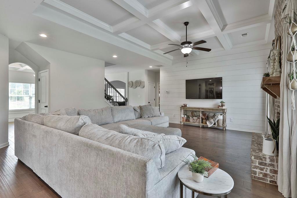 169 Hart Ridge Court Fortson, GA 31808 - Photo 18 of 50 a living room with furniture and a flat screen tv