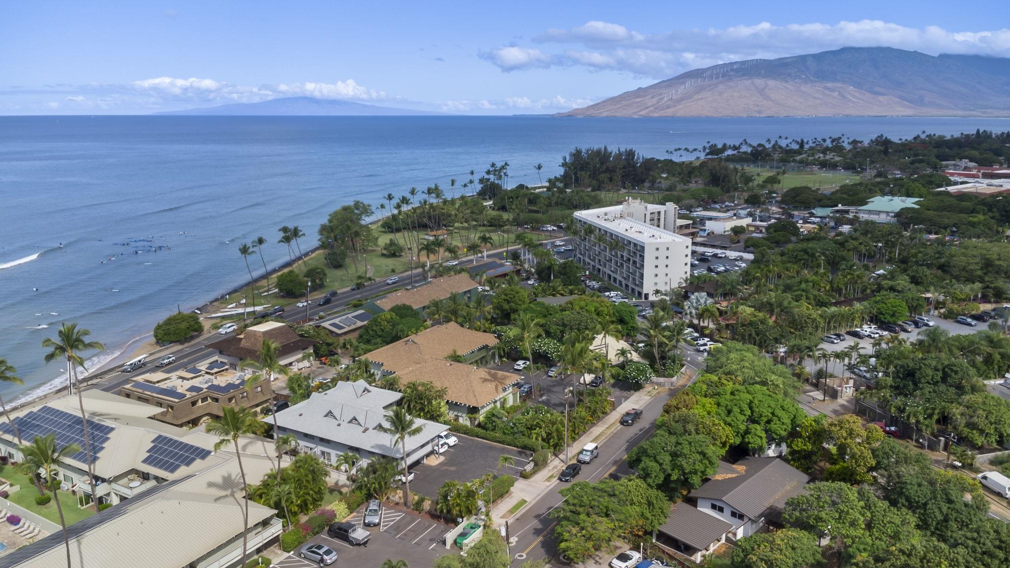 2058 Kanoe Street, Unit 2C Kihei, HI 96753 - Photo 16 of 27 an aerial view of ocean and residential houses with outdoor space