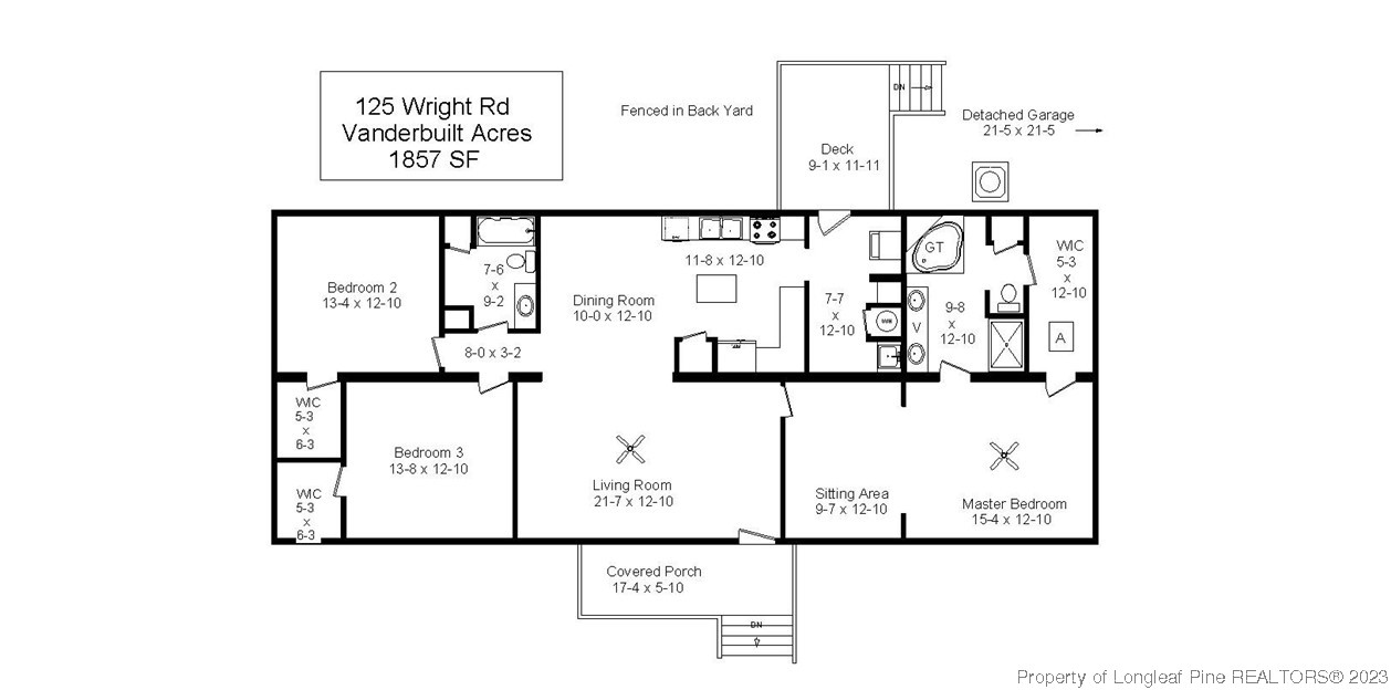 125 Wright Road Vass, NC 28394 - Photo 48 of 48 a picture of a bench in front of a wall
