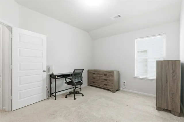 a view of a workspace with a window