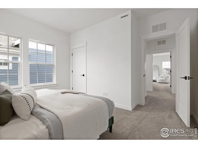 a view of a town with many houses