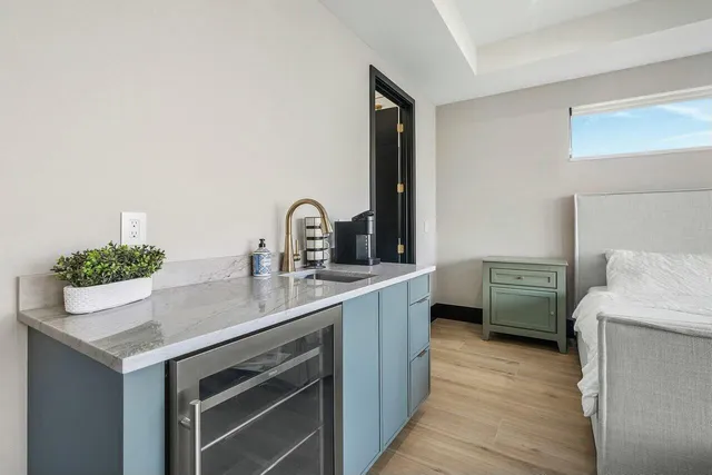 a view of a terrace with furniture