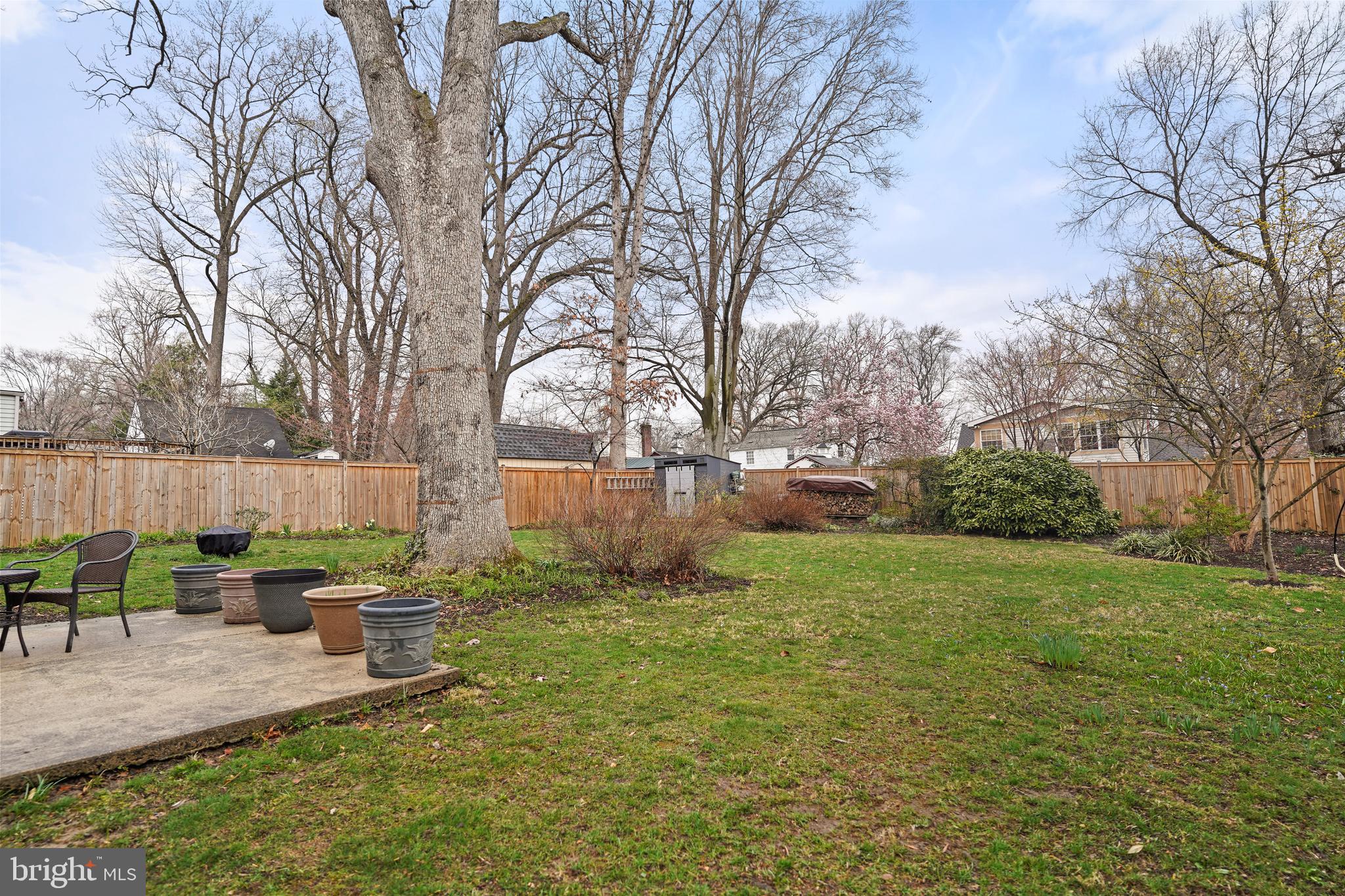 8907 Flower Avenue Silver Spring, MD 20901 - Photo 20 of 20 a view of backyard with outdoor seating and green space
