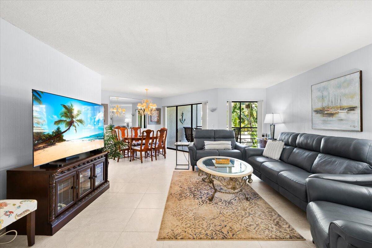 5851 Camino Del Sol, Unit 203 Boca Raton, FL 33433 - Photo 7 of 33 SPACIOUS LIVING ROOM/DINING