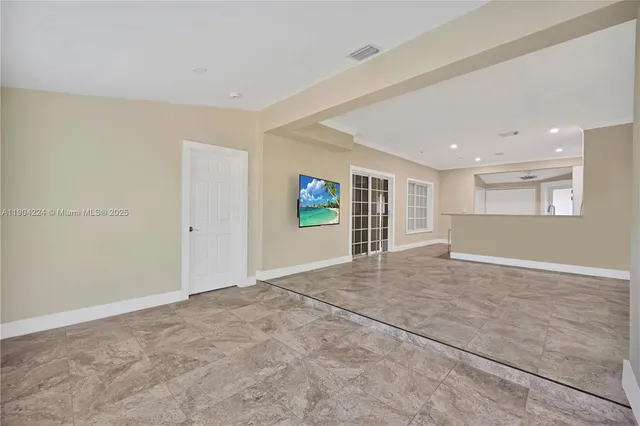 a view of an empty room