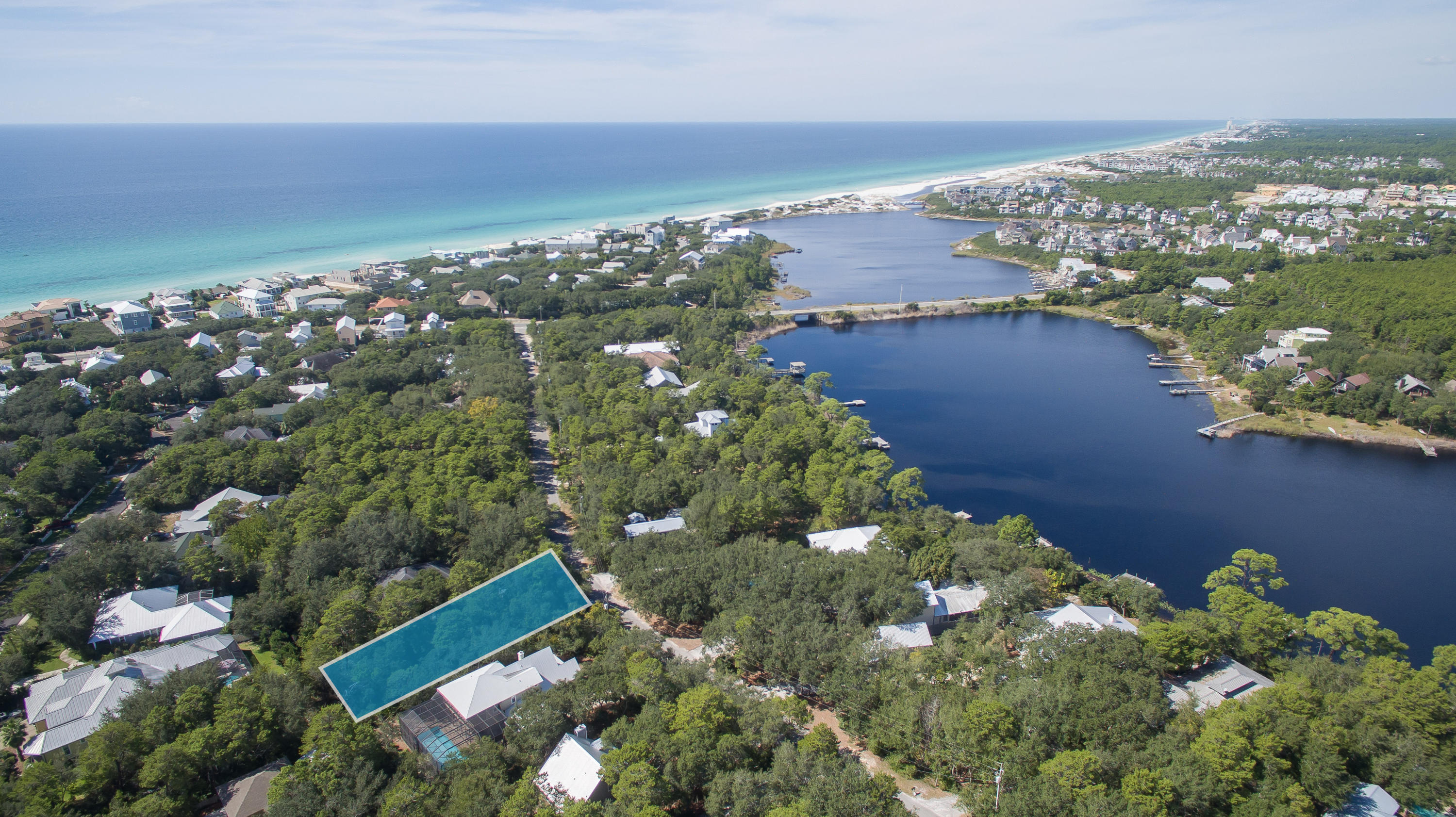 Lot 4 South Camp Creek Rd Inlet Beach Inlet Beach, FL 32461 - Photo 3 of 3 an aerial view of multiple house