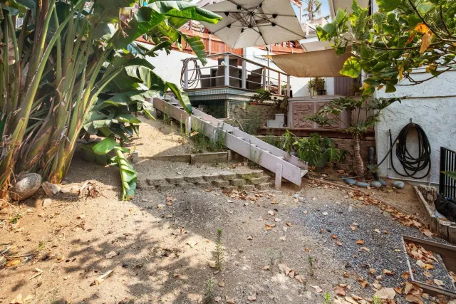 a view of outdoor space and deck