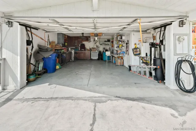 a view of storage and utility room