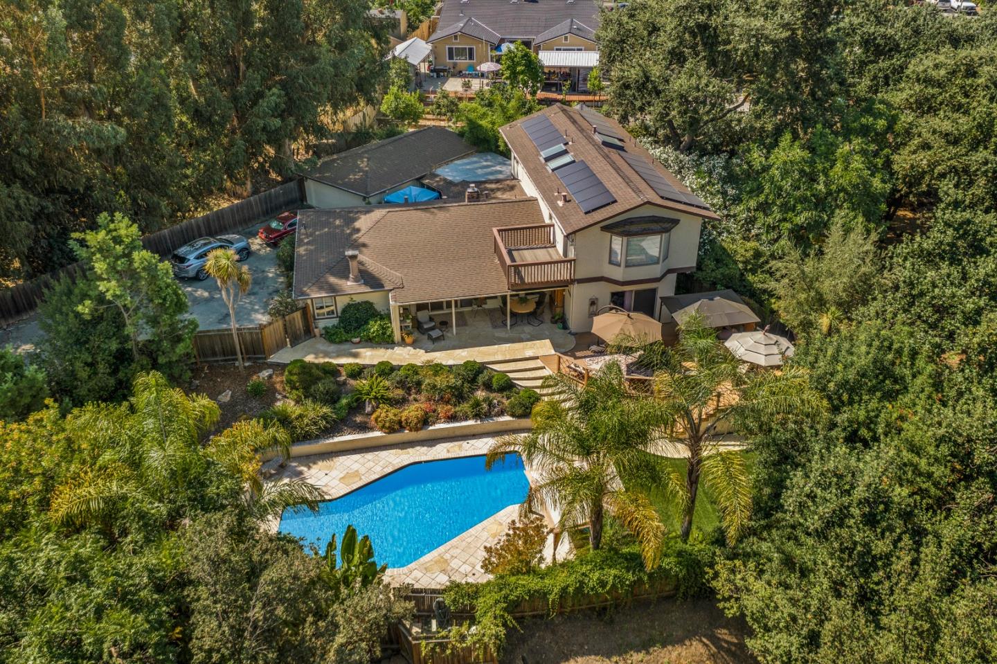 761 Fleming Avenue San Jose, CA 95127 - Photo 6 of 19 an aerial view of a house with a yard basket ball court and outdoor seating