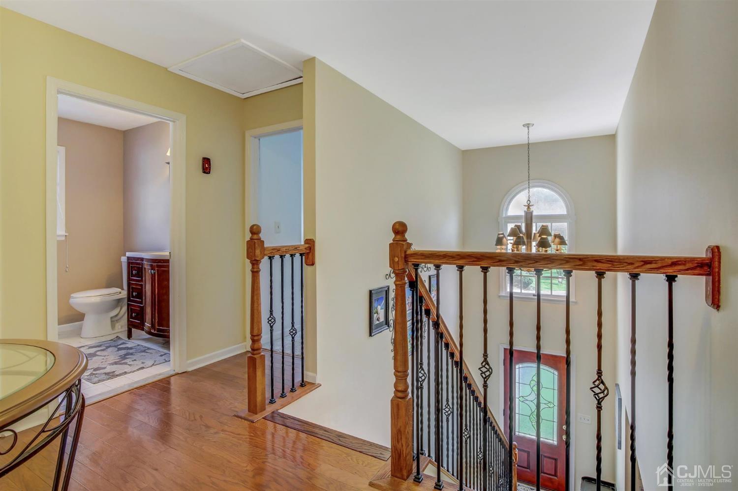 7 Park Place Helmetta, NJ 08828 - Photo 17 of 33 a view of a hallway with a livingroom and entryway