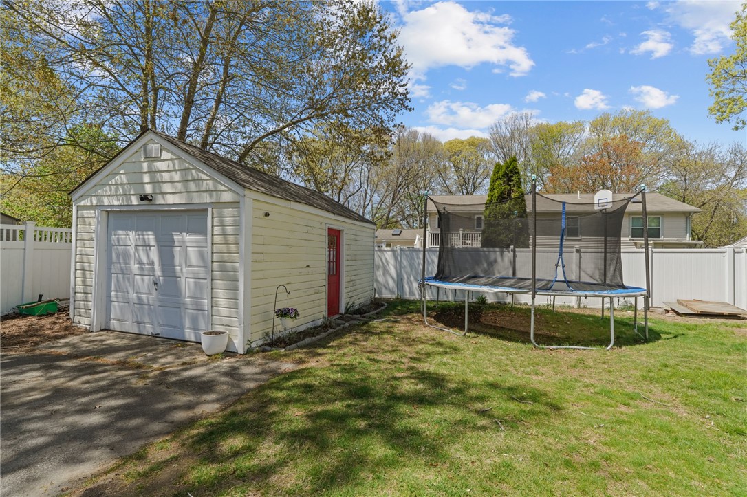 45 Inman Avenue Warwick, RI 02886 - Photo 33 of 35 Garage (Trampoline to be removed prior to sale)