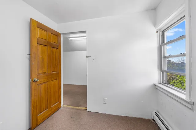 a view of an front door