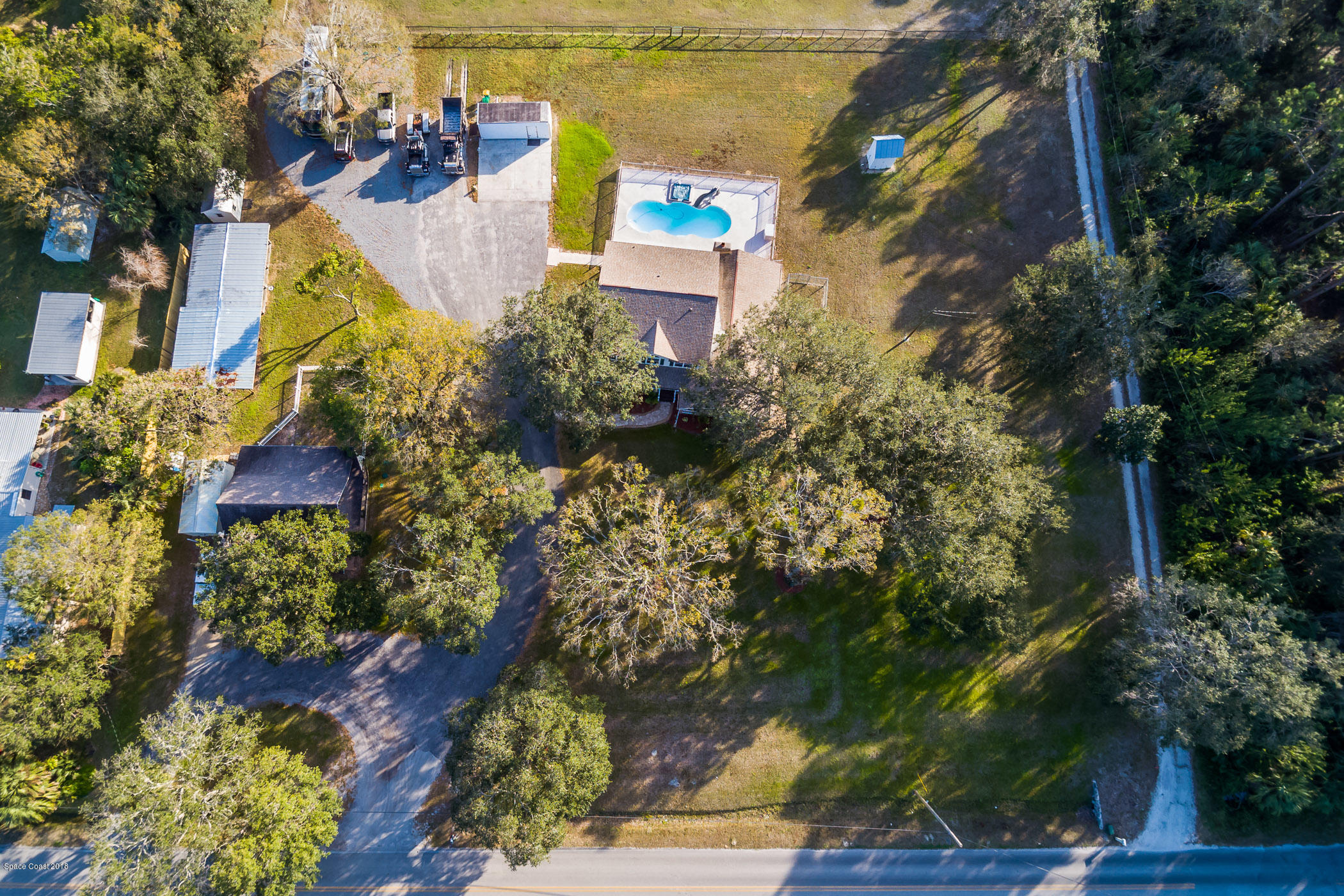 3775 Hield Road Melbourne, FL 32904 - Photo 73 of 86 Aerial of Property