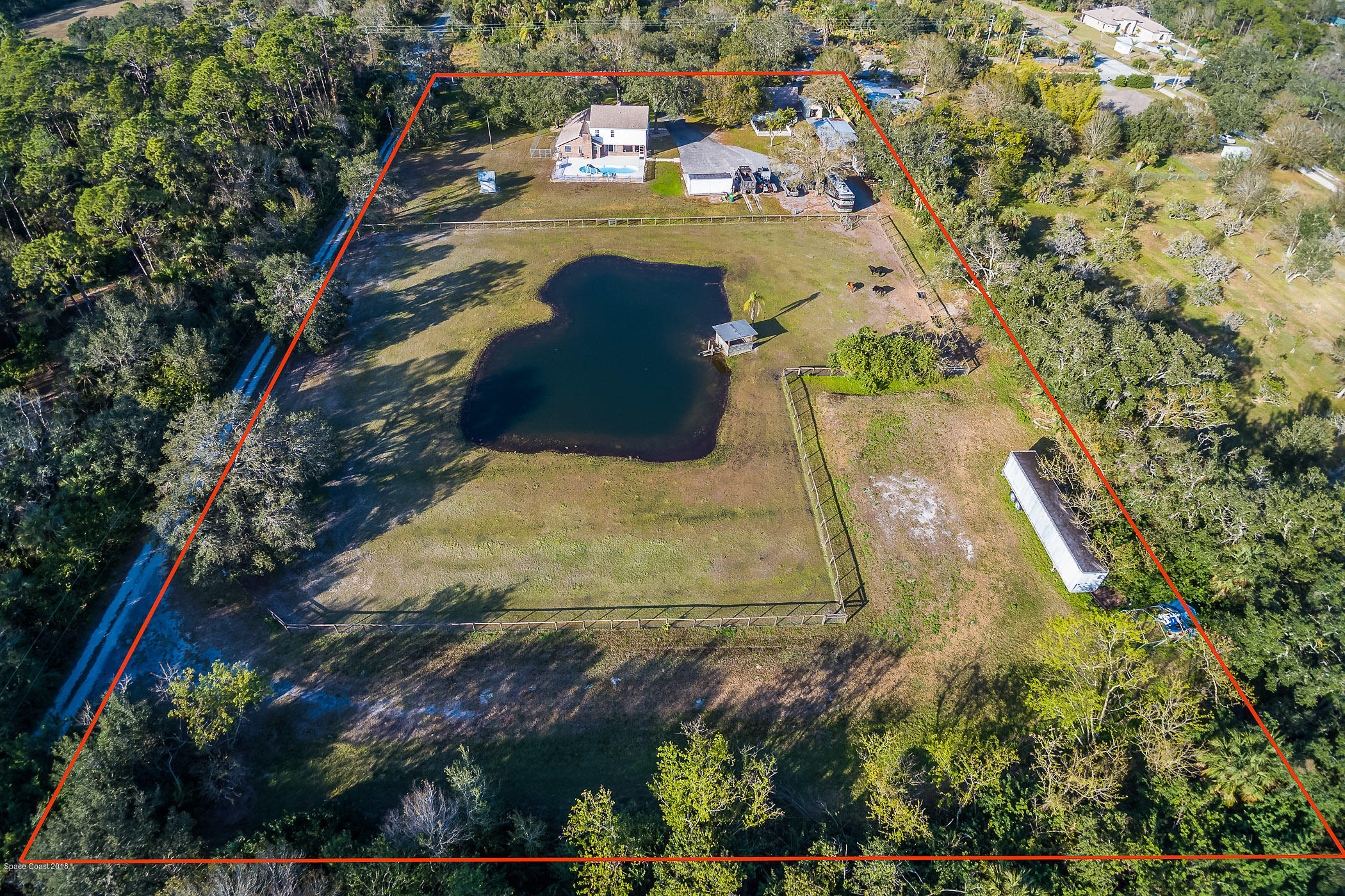 3775 Hield Road Melbourne, FL 32904 - Photo 75 of 86 Aerial of Property