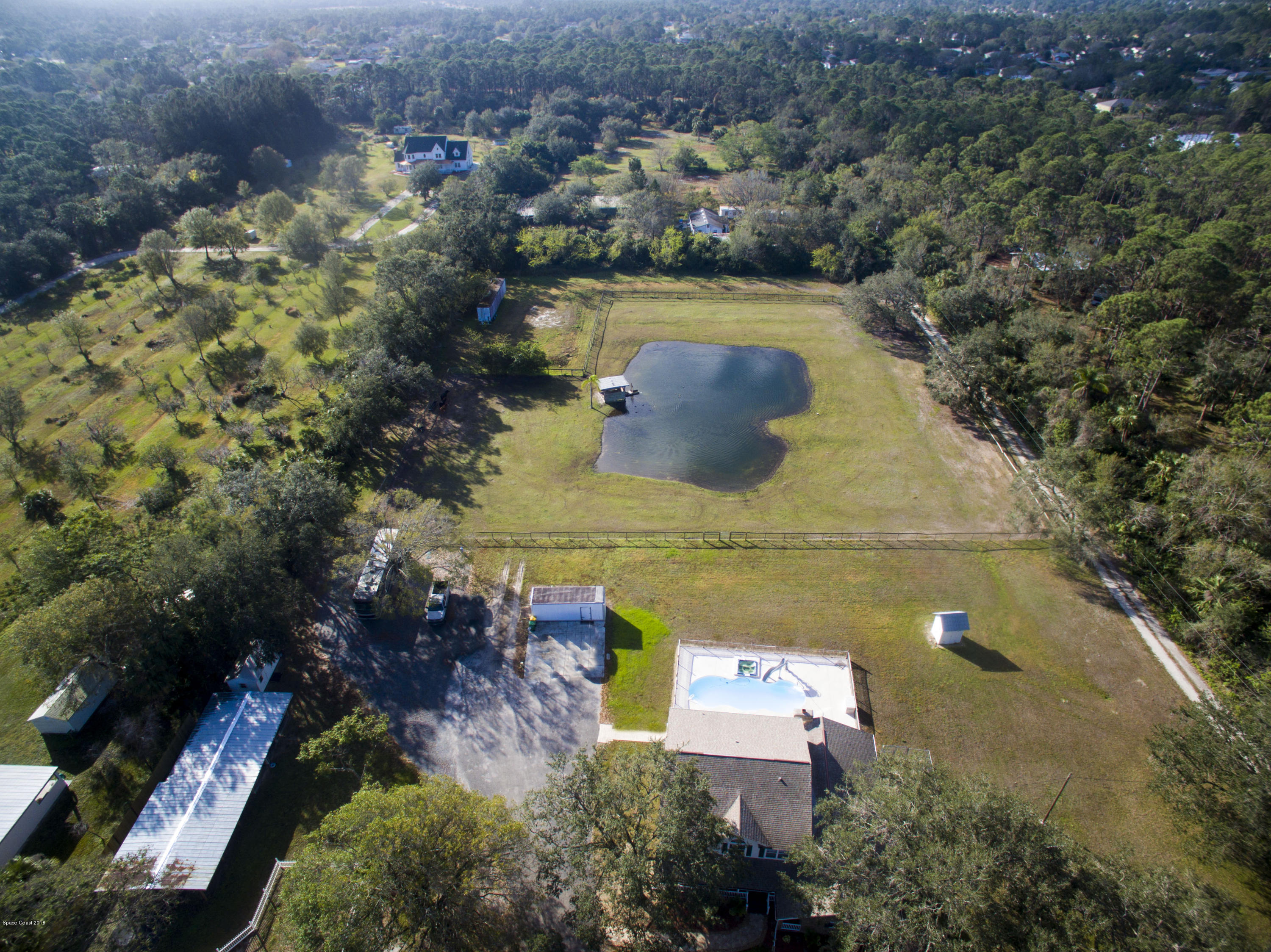 3775 Hield Road Melbourne, FL 32904 - Photo 79 of 86 Aerial of Property