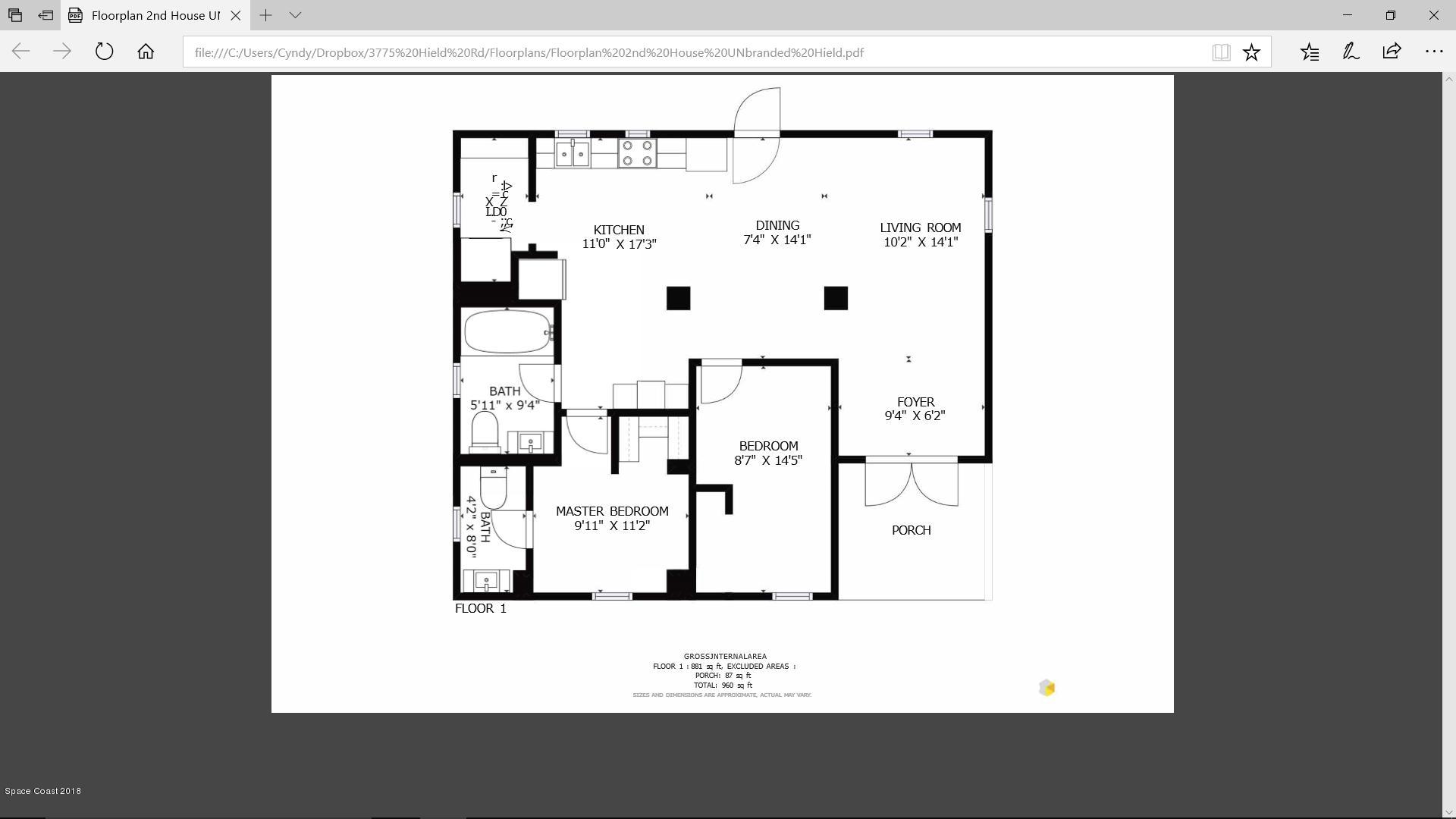 3775 Hield Road Melbourne, FL 32904 - Photo 86 of 86 Floor Plan-Guest House