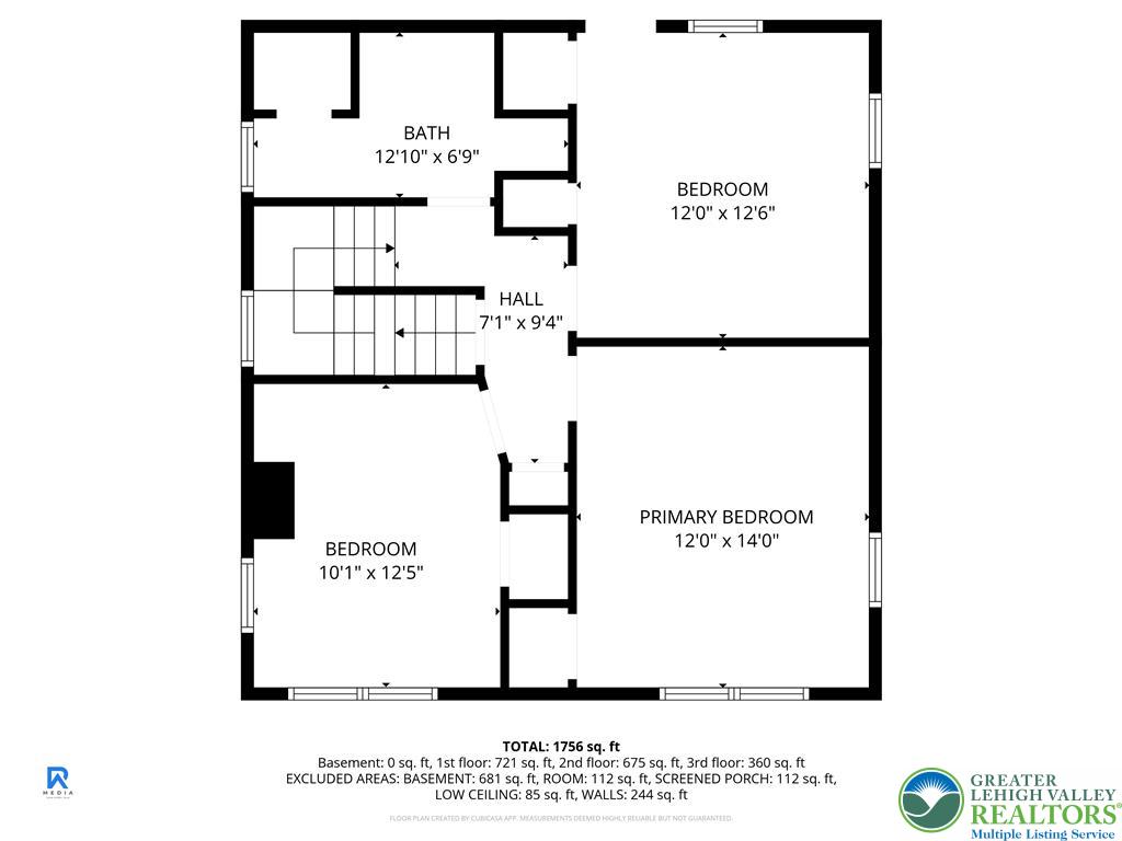 118 South 3rd Street Bangor, PA 18013 - Photo 32 of 33 This detailed floor plan offers a comprehensive layout of the home's various levels and rooms.