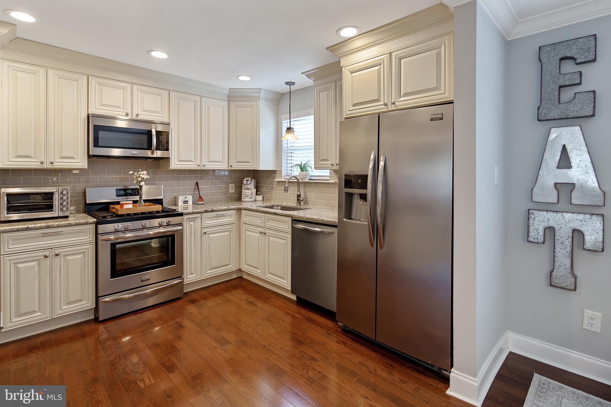 1604 Davis Road Runnemede, NJ 08078 - Photo 3 of 34 kitchen with hardwood floors