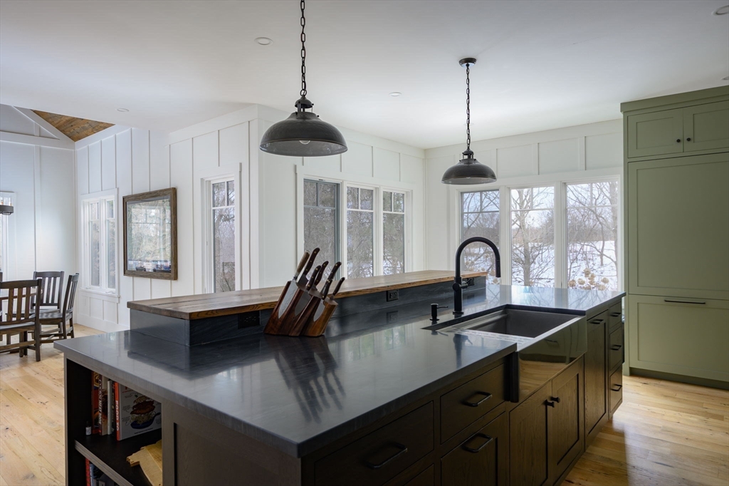 9 Tillinghast Drive Hingham, MA 02043 - Photo 11 of 39 a kitchen with sink refrigerator and window