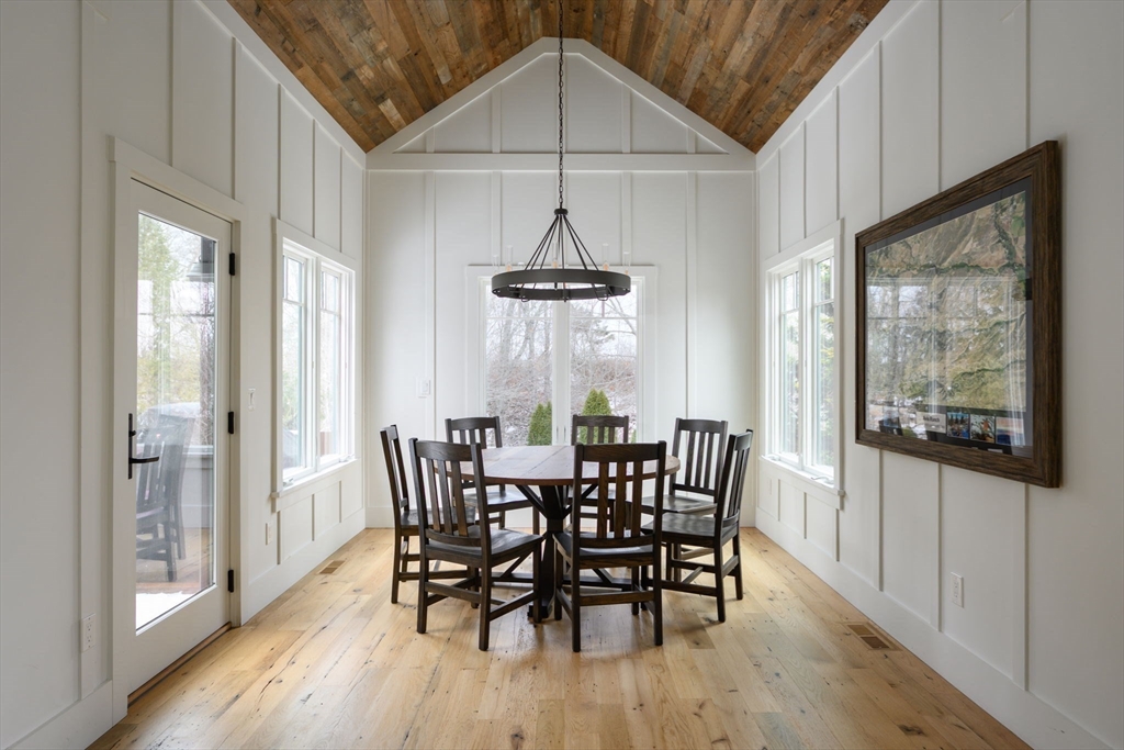 9 Tillinghast Drive Hingham, MA 02043 - Photo 13 of 39 a view of a dining room with furniture window and wooden floor