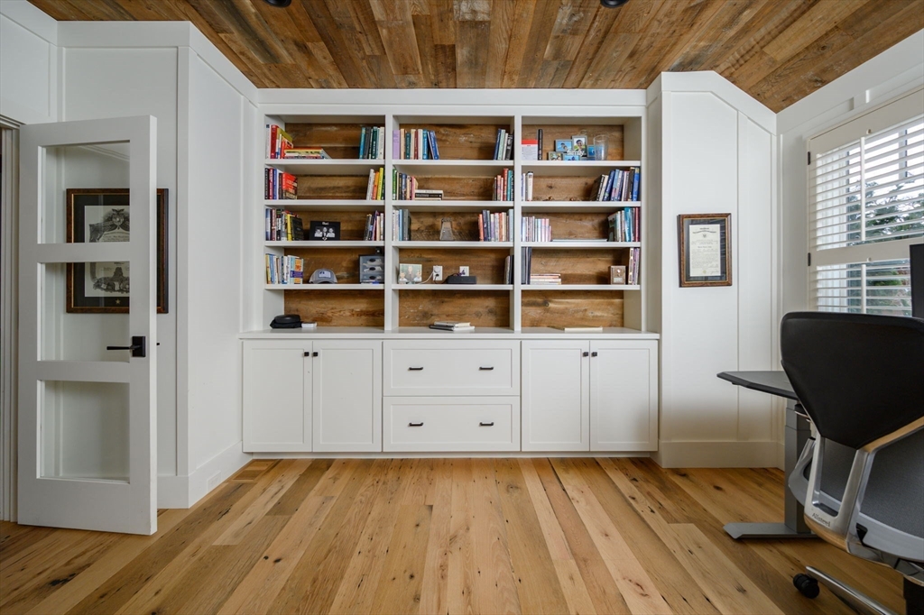9 Tillinghast Drive Hingham, MA 02043 - Photo 18 of 39 a view of room with cabinets and wooden floor