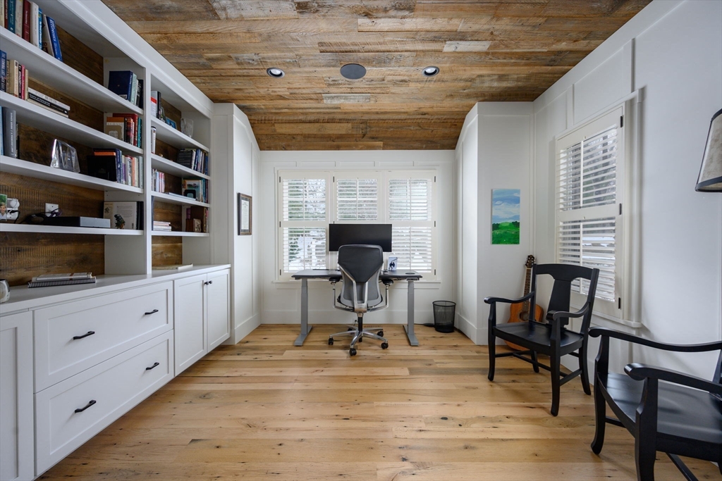 9 Tillinghast Drive Hingham, MA 02043 - Photo 19 of 39 a workspace with furniture window and wooden floor