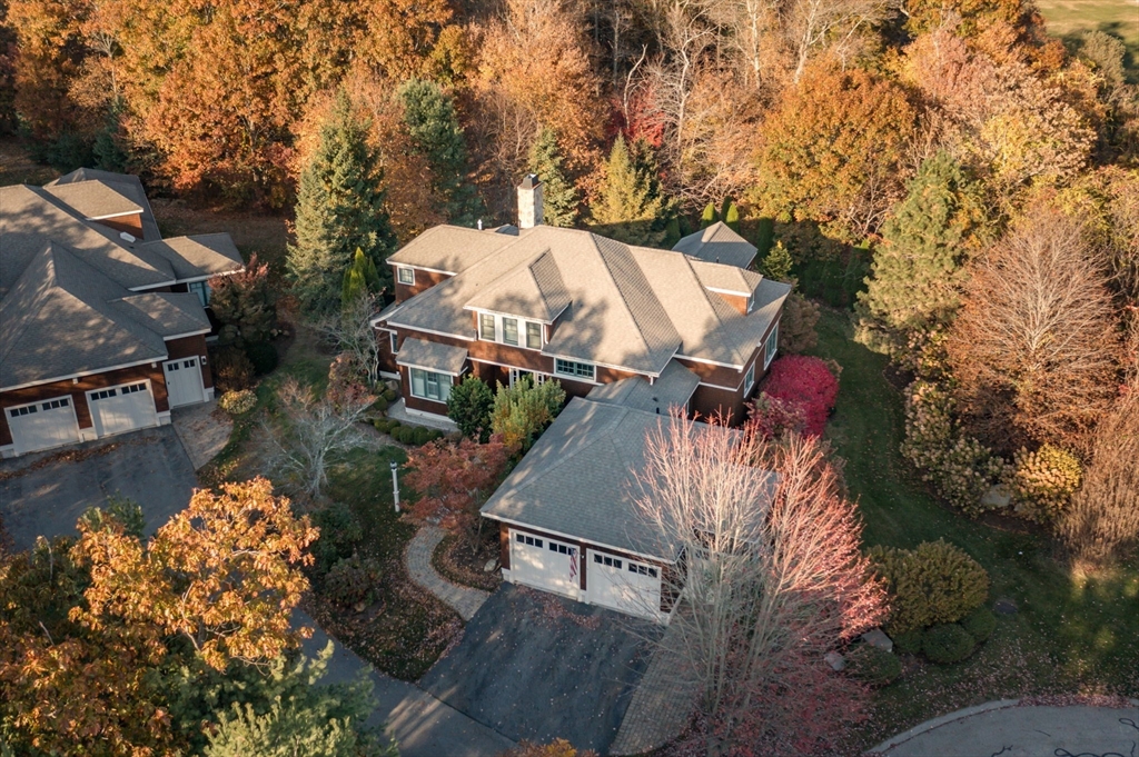 9 Tillinghast Drive Hingham, MA 02043 - Photo 2 of 39 an aerial view of a house with yard and outdoor seating