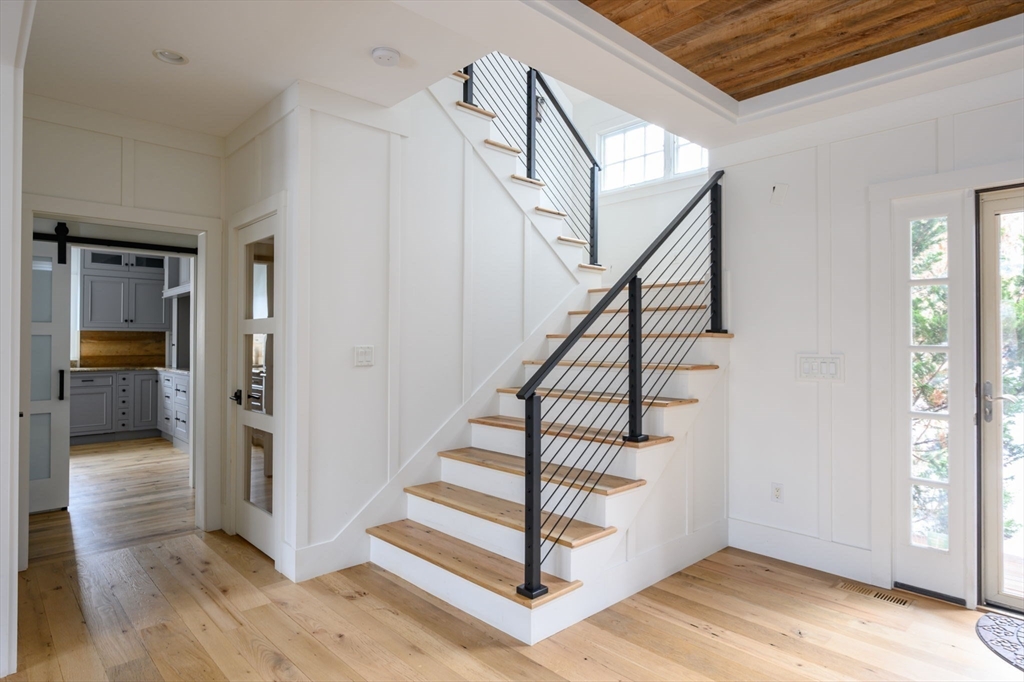 9 Tillinghast Drive Hingham, MA 02043 - Photo 23 of 39 a view of entryway and hall with wooden floor