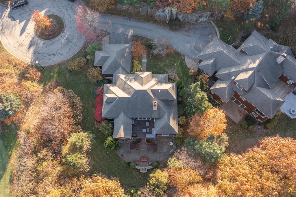 9 Tillinghast Drive Hingham, MA 02043 - Photo 39 of 39 an aerial view of a house with a yard basket ball court and outdoor seating