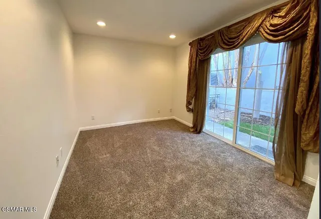 a view of an empty room