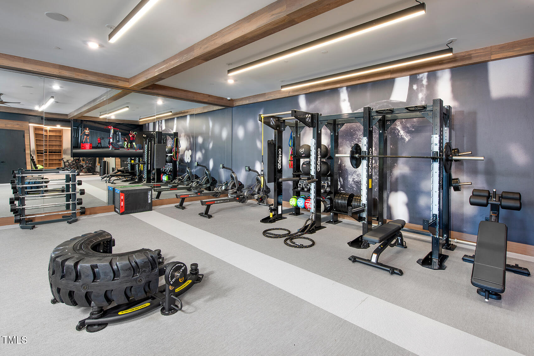 7901 Cheaha Drive, Unit C1 Raleigh, NC 27616 - Photo 8 of 29 a view of a room with gym equipment