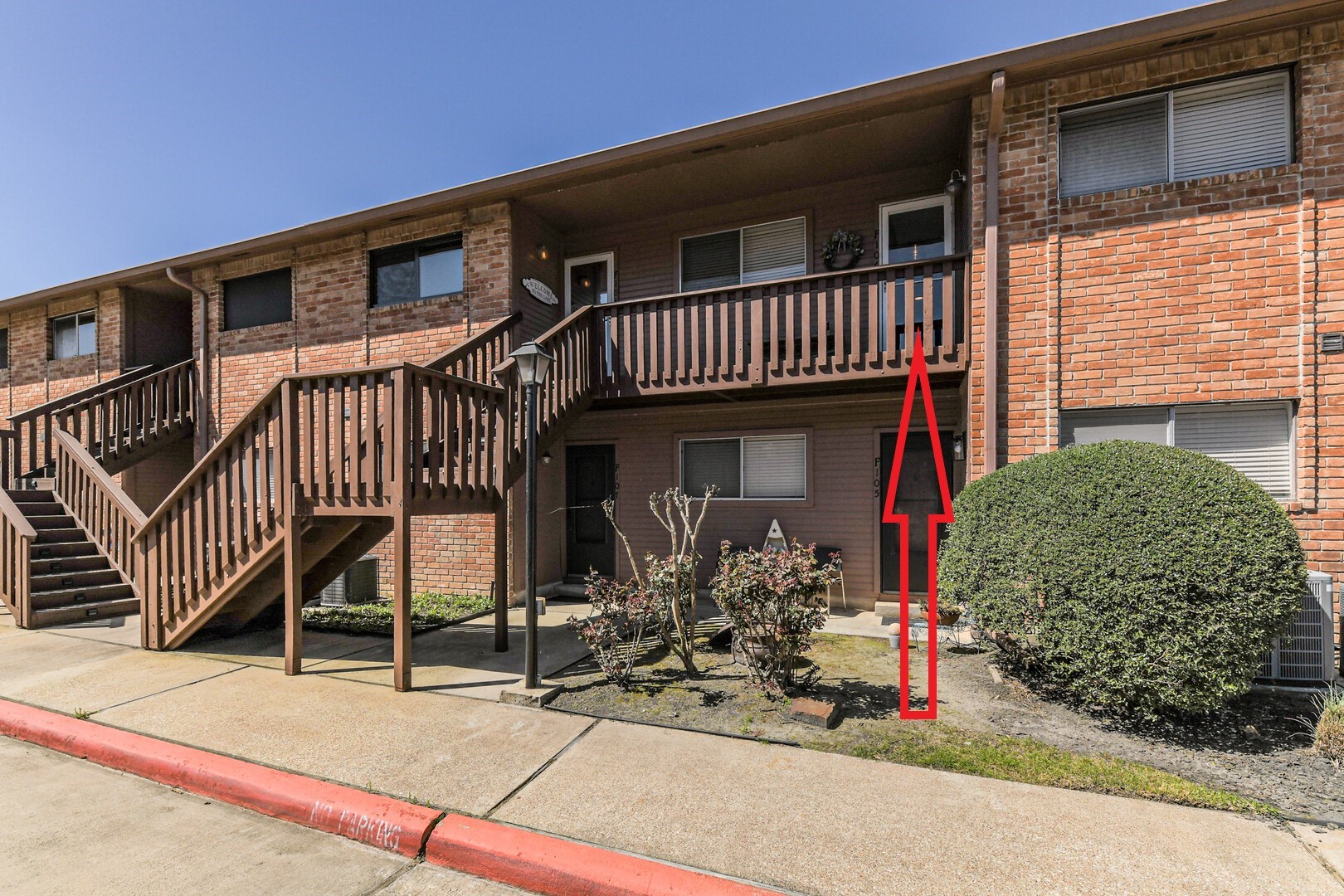 801 River Road, Unit 106F Montgomery, TX 77356 - Photo 36 of 39 Upstairs unit offers high ceiling and no one walking overhead ...
