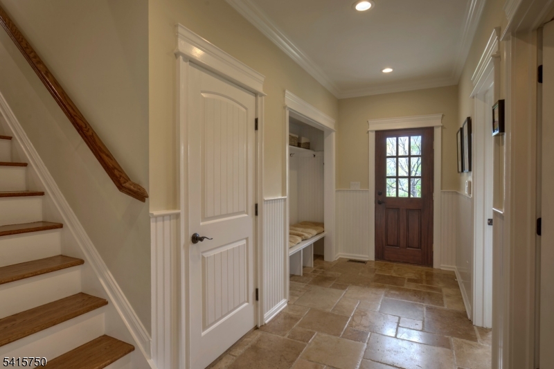 85 Mosle Road Peapack-Gladstone, NJ 07931 - Photo 27 of 49 a view of entryway with wooden floor and stairs