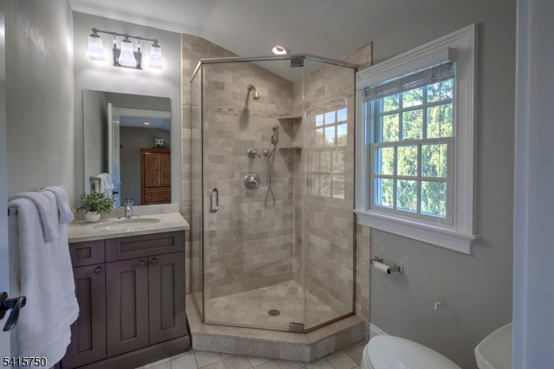 85 Mosle Road Peapack-Gladstone, NJ 07931 - Photo 40 of 49 a bathroom with a shower a toilet and sink