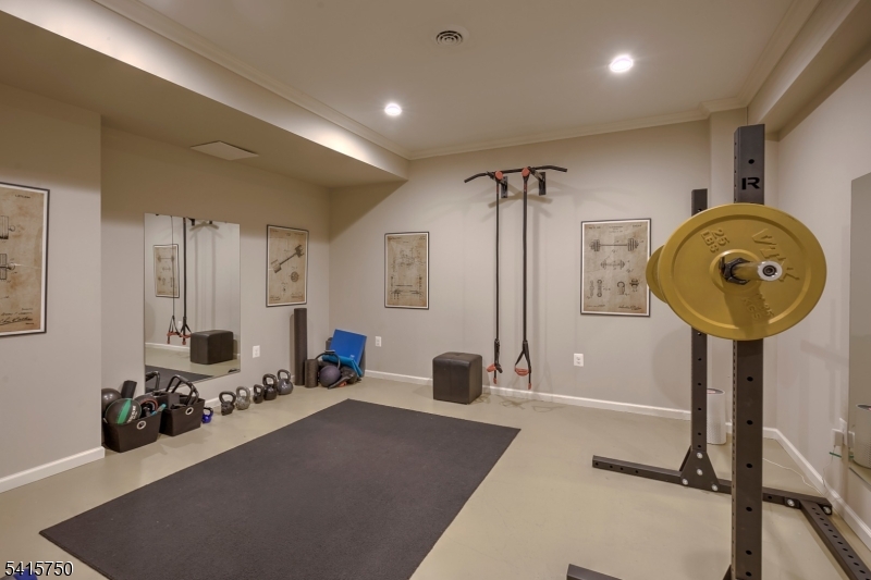 85 Mosle Road Peapack-Gladstone, NJ 07931 - Photo 45 of 49 a view of a room with gym equipment
