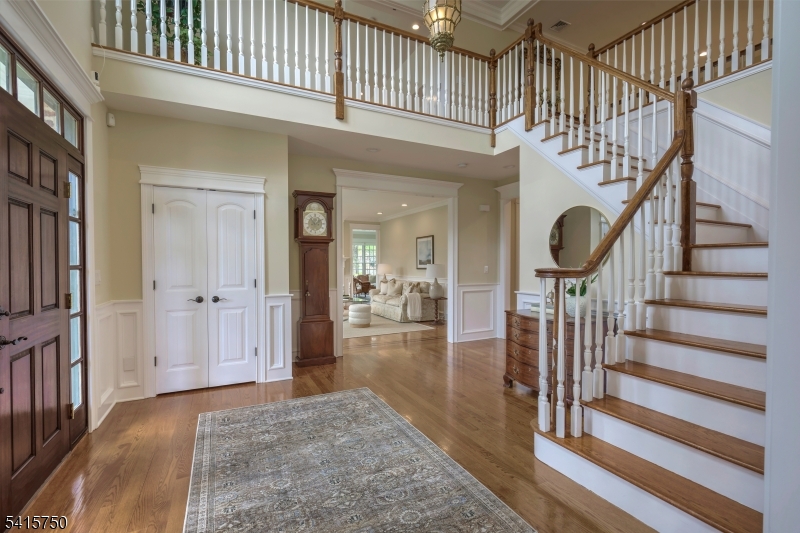 85 Mosle Road Peapack-Gladstone, NJ 07931 - Photo 9 of 49 a view of entryway and hall with wooden floor
