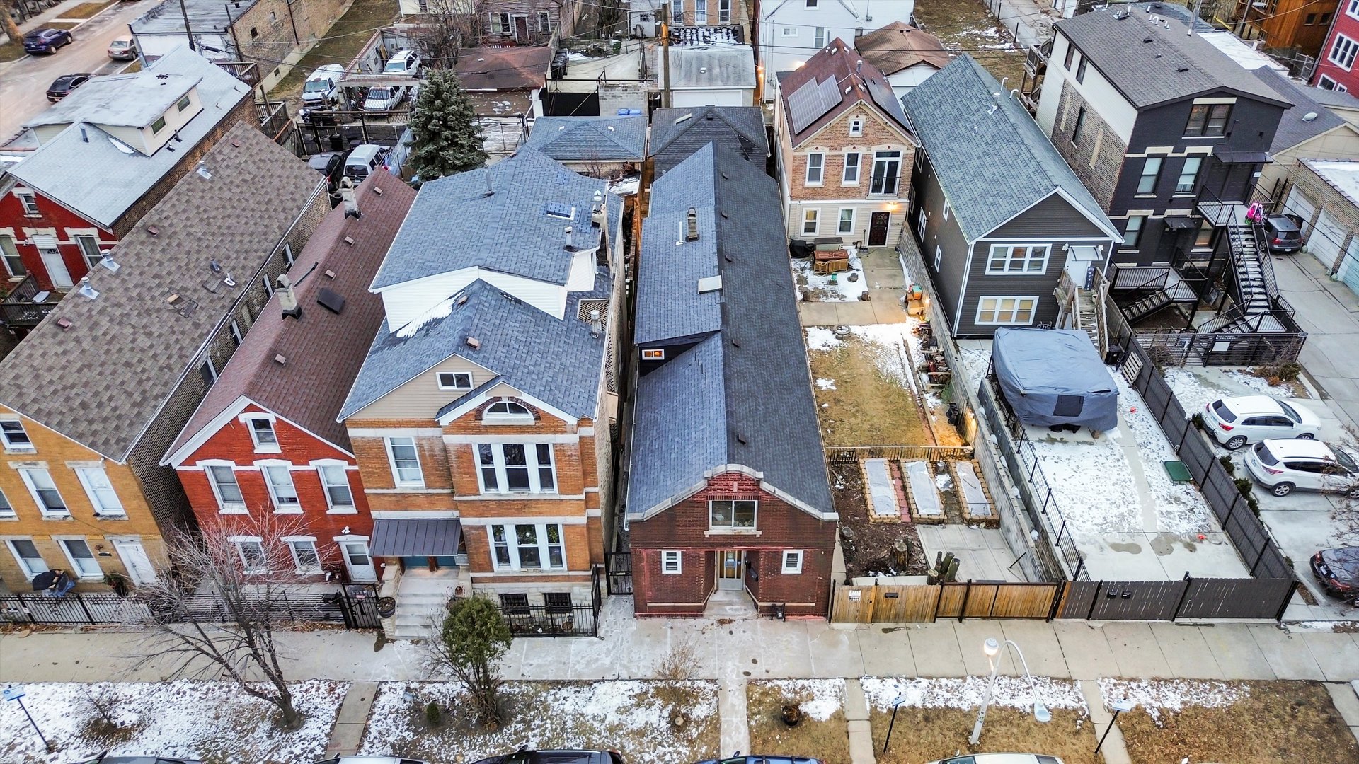 2713 West 24th Place Chicago, IL 60608 - Photo 26 of 31 an aerial view of residential houses with outdoor space