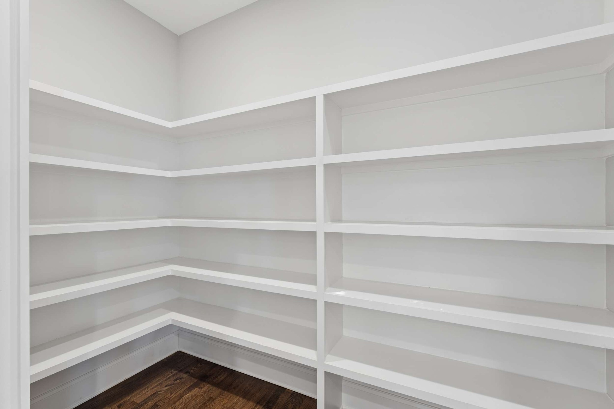 3705 B Estes Road Nashville, TN 37215 - Photo 17 of 61 a view of walk in closet with empty racks