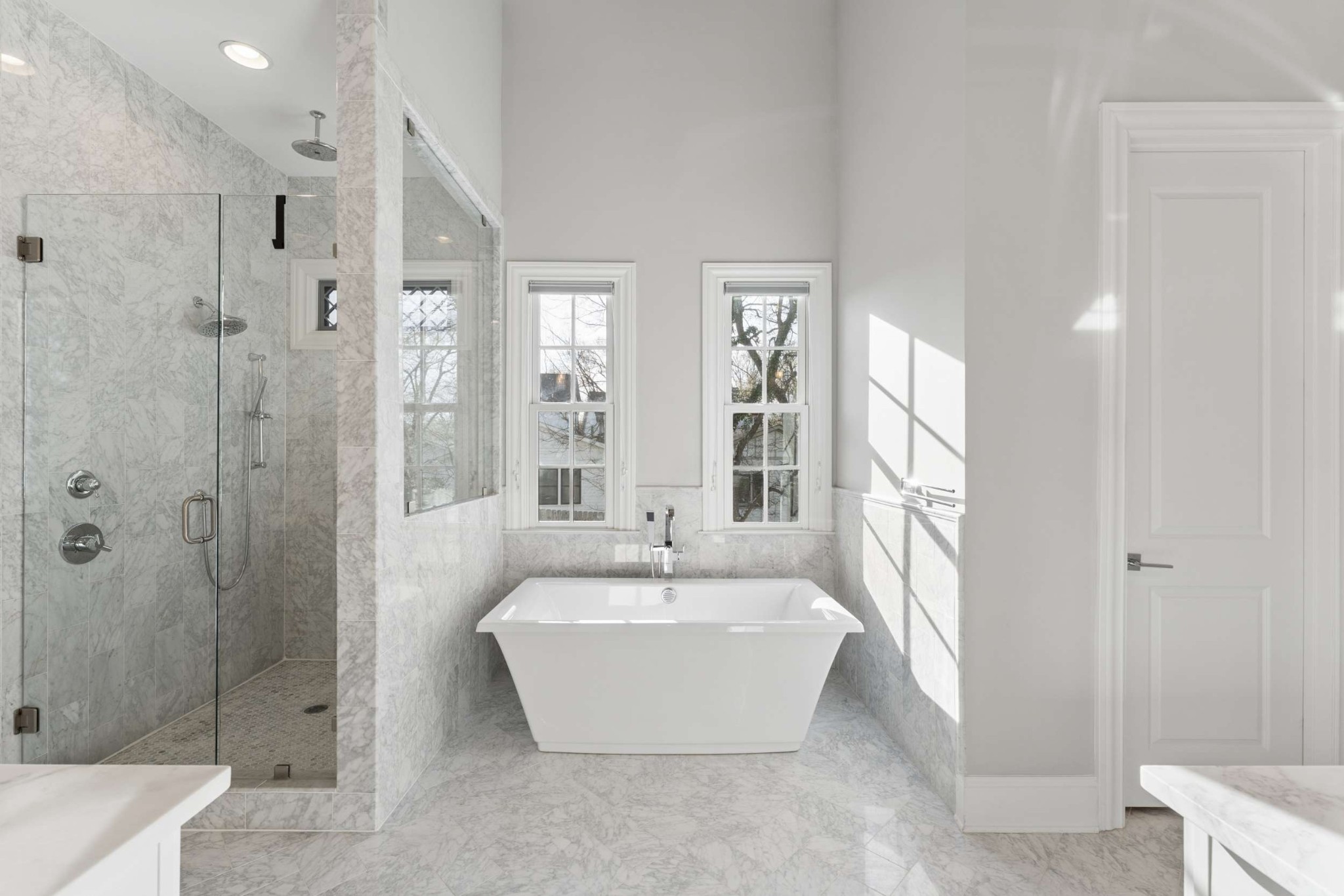 3705 B Estes Road Nashville, TN 37215 - Photo 25 of 61 a bathroom with a bathtub and shower