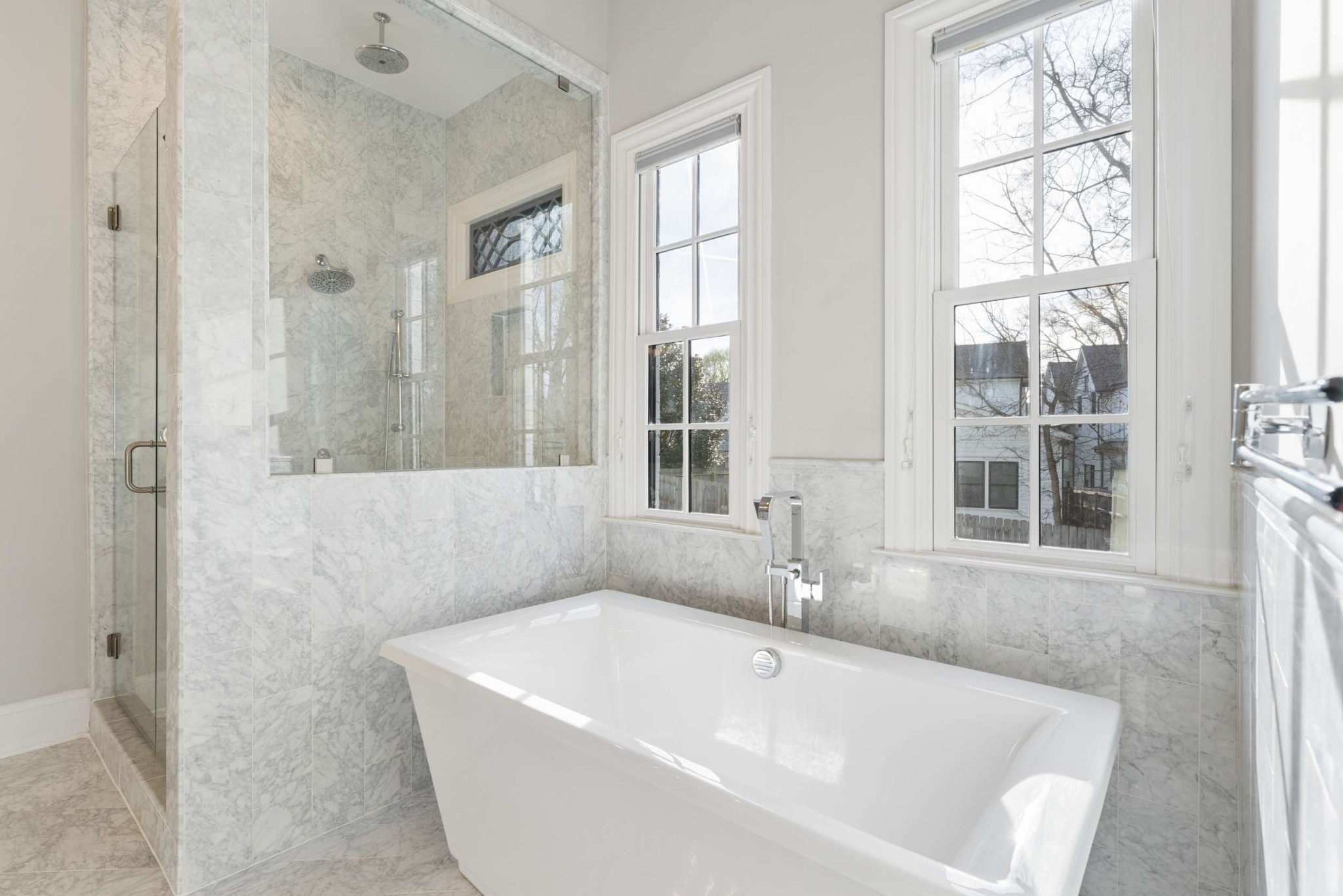3705 B Estes Road Nashville, TN 37215 - Photo 27 of 61 a white bath tub sitting next to a window